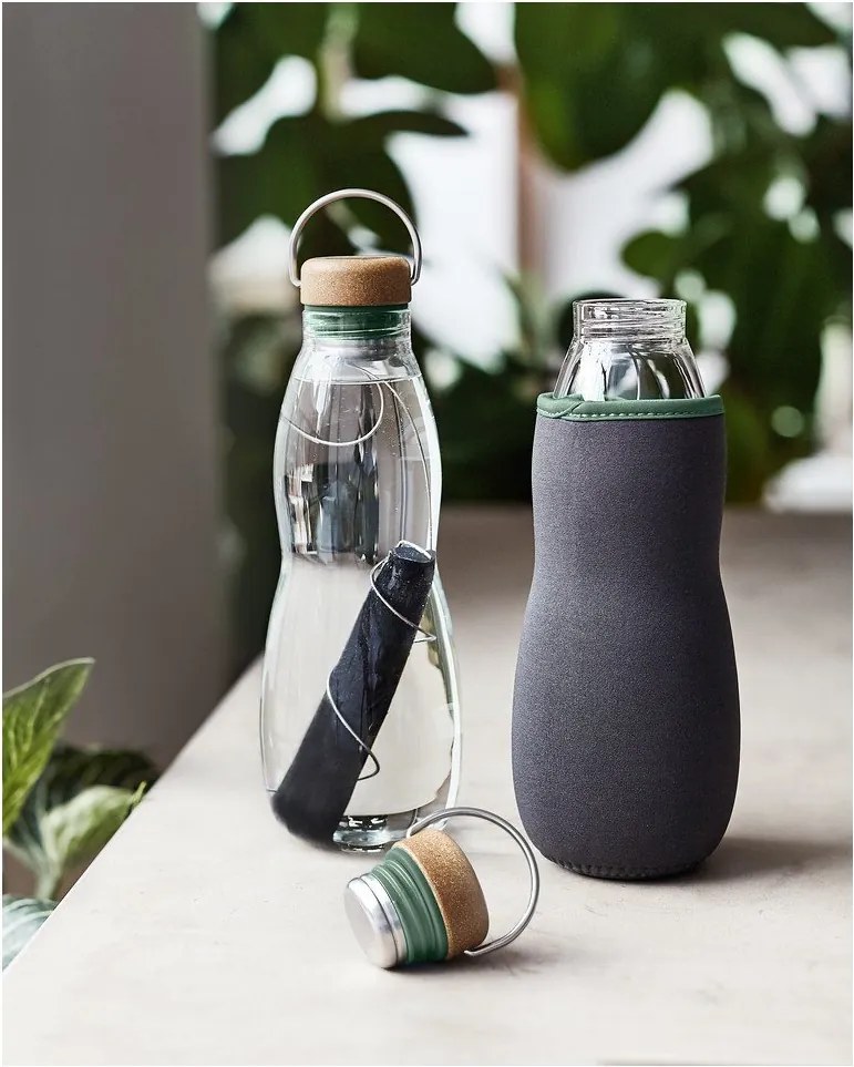 Стъклена бутилка 600 ml Eau Good – Black + Blum