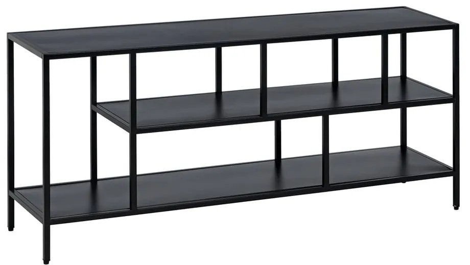 Черна стоманена маса за телевизор 120x55 cm – Ixia