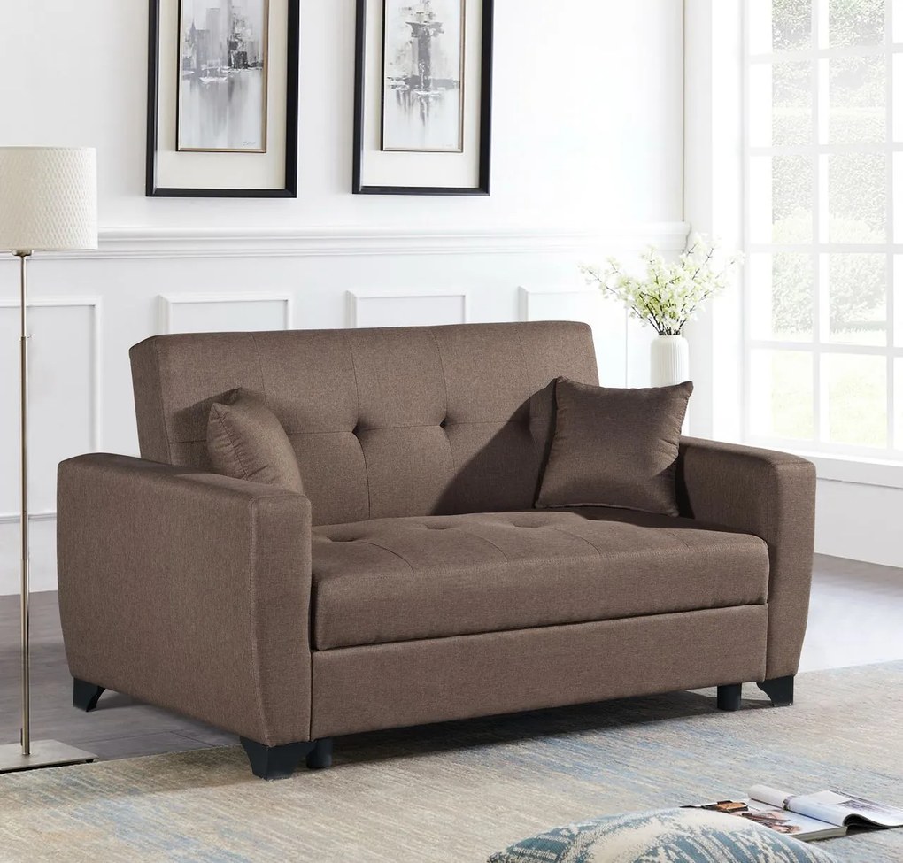 Разтегателен диван Baron 2seater-кафяво