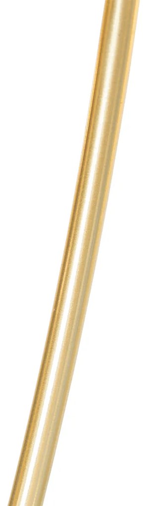 Класически висящ аплик златен със стъкло 12-светлина - Elien