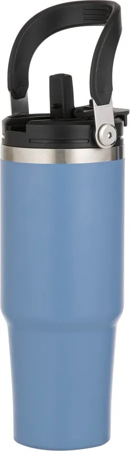 Синя бутилка за пътуване бутилка от неръждаема стомана 1 l Eco – Ladelle