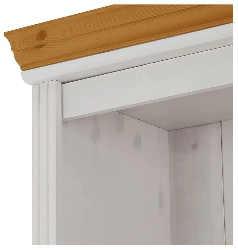 Бяла витрина от масивен бор 148x223 cm Anita – Støraa