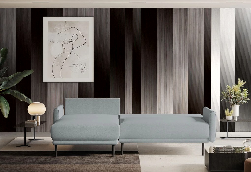 Ъглов диван Солас-сив-десен