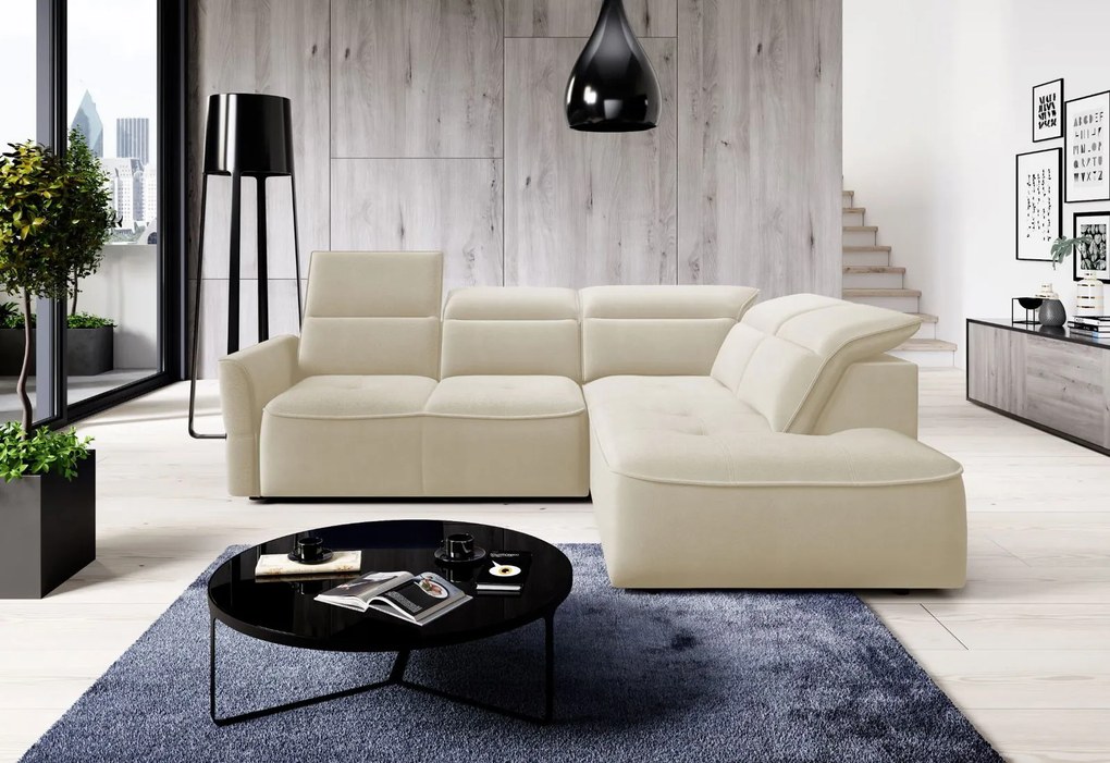 Ъглов диван Morello L-Ekrou-Right