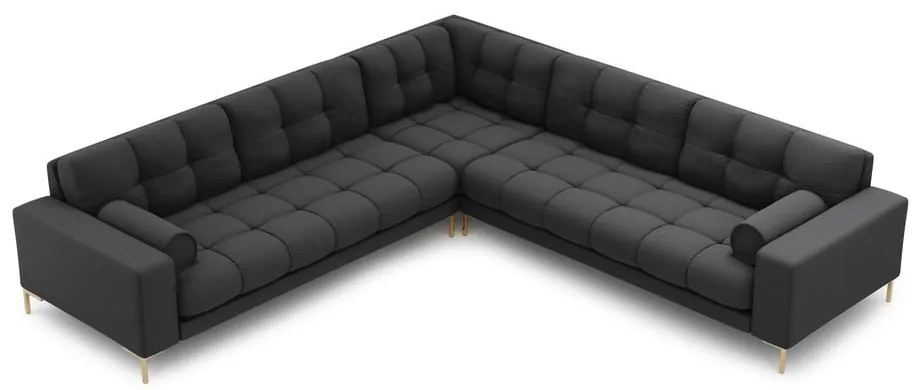 Тъмносив ъглов диван (променлив) Bali – Cosmopolitan Design