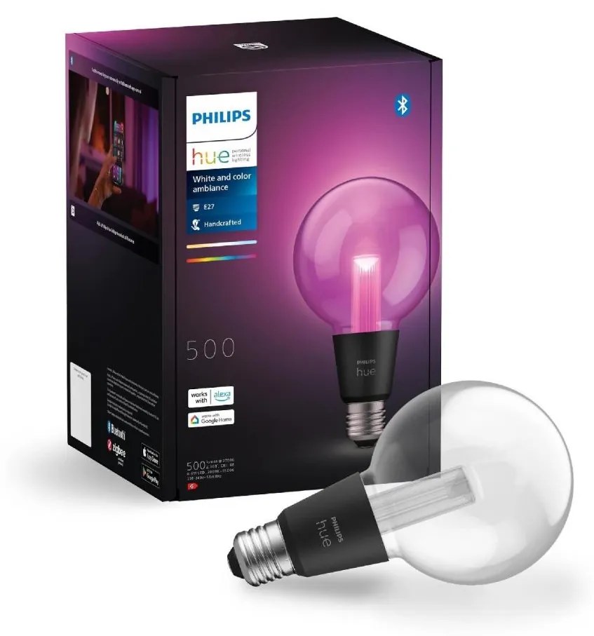 LED RGBW Димируема крушка Philips Hue White And Color Ambiance E27/6,8W/230V