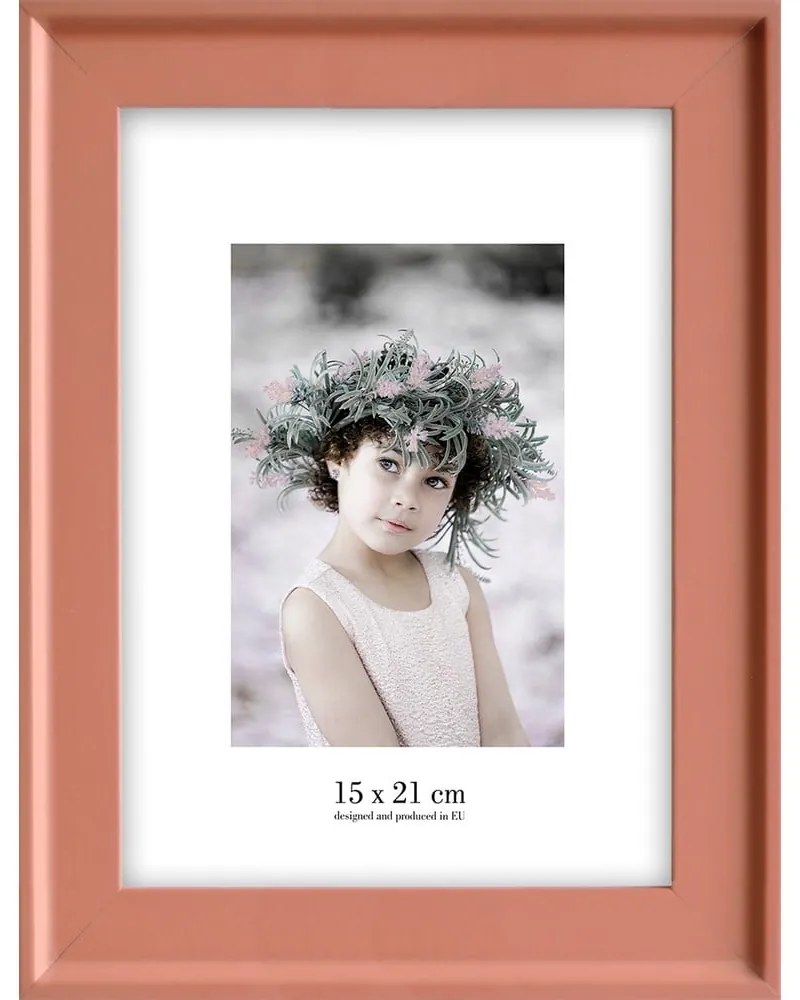 Оранжева рамка за стена , 22 x 28 cm Malaga - Styler