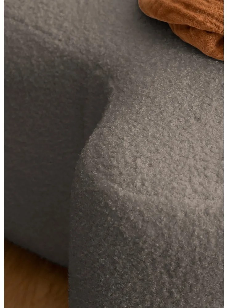 Кафява табуретка от плат букле Miuf - Miuform