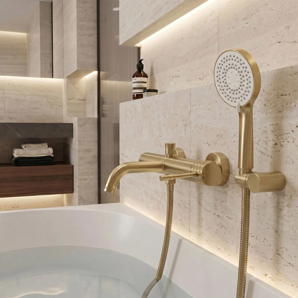 Душ слушалка Rea JS-019 BRUSH GOLD