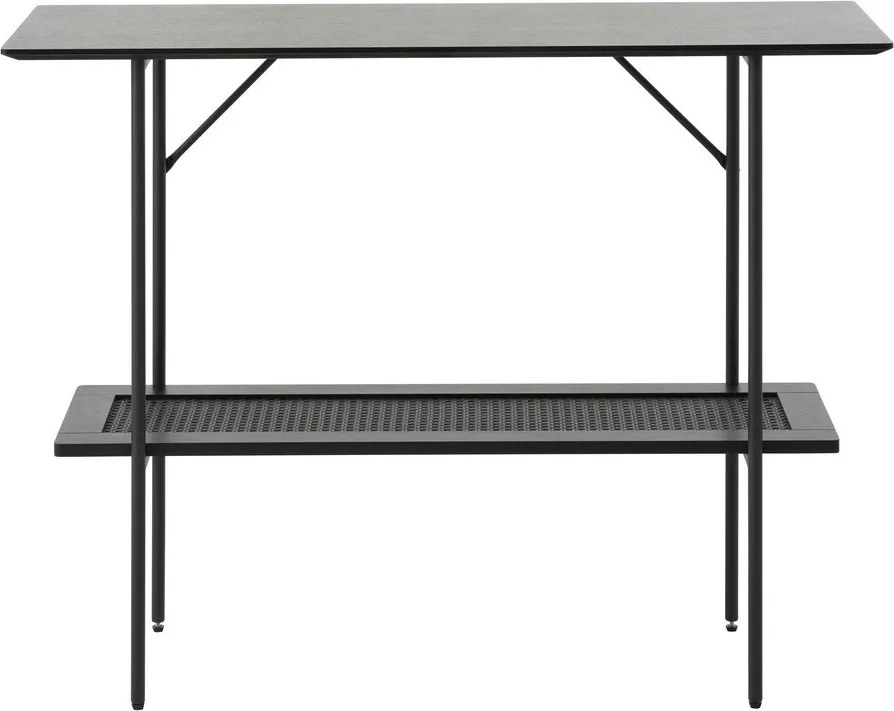 Черна конзолна маса 37x100 cm Pensacola – Unique Furniture