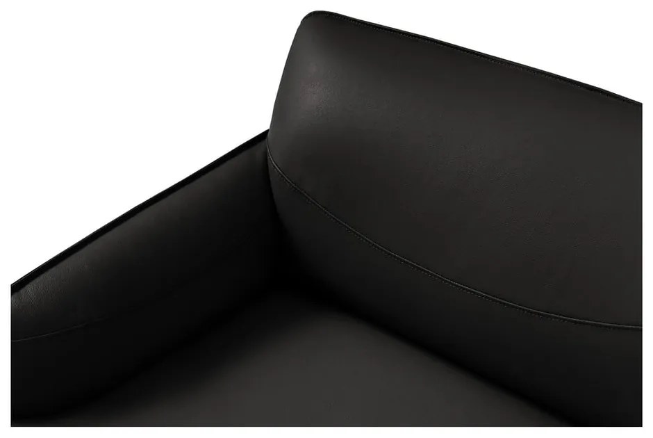 Диван от черна кожа , 235 x 90 cm Neso - Windsor & Co Sofas