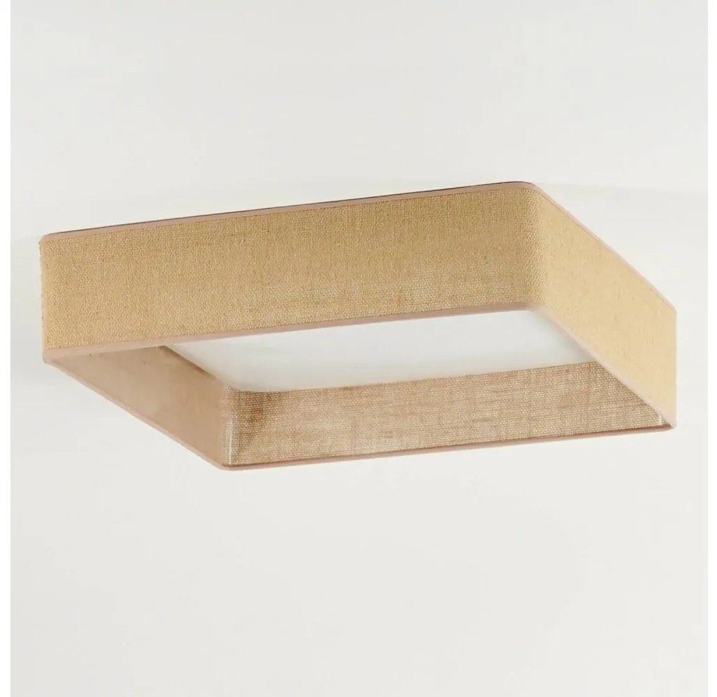 Brilagi - LED таванно осветително тяло VELVET SQUARE LED/24W/230V кафяво