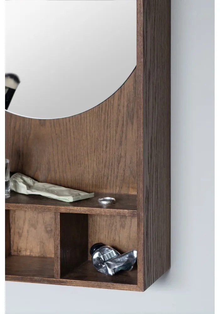 Кафяв панел за окачване от масивен дъб 40x65x11,5 cm Show Me – Mette Ditmer Denmark