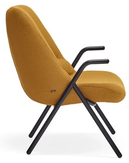 Жълт фотьойл , височина 90 cm Dins - Teulat