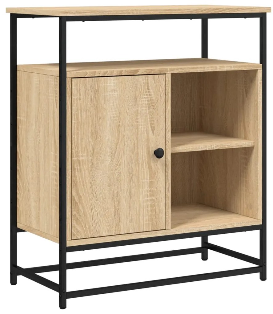 835545 vidaXL Бюфет, дъб сонома, 69x35x80 см, инженерно дърво