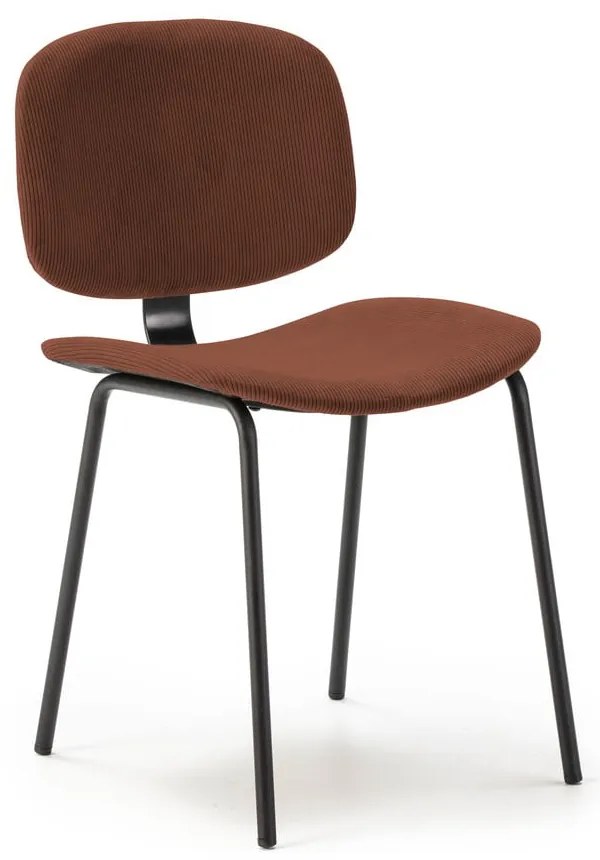 Трапезни столове в цвят бордо в комплект от 2 броя Arus - Marckeric