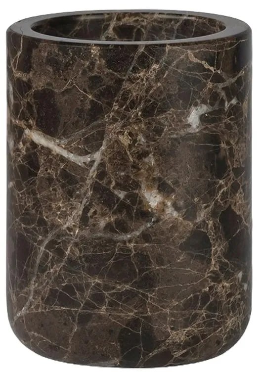 Кафява мраморна чаша за четки за зъби Marble - Mette Ditmer Denmark