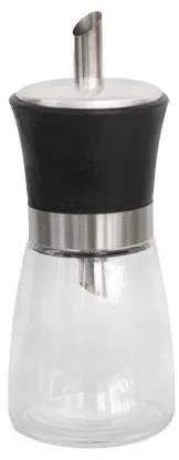 Top - Стъклена захарница с дозатор и черна капачка 175мл (338145T-1-B)