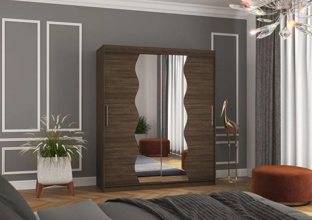 Гардероб Ozark 180 плъзгащ се-Kafe