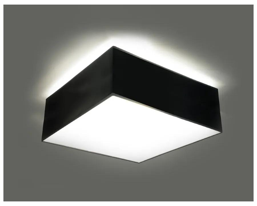 Черно осветително тяло за таван 25x25 cm Mitra – Nice Lamps