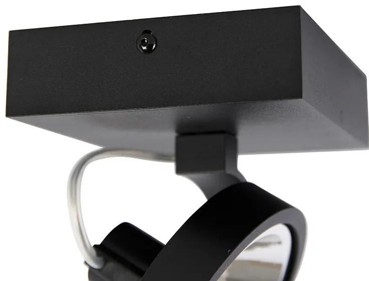 Дизайнерски плафон за таван, черен, регулируем - Go