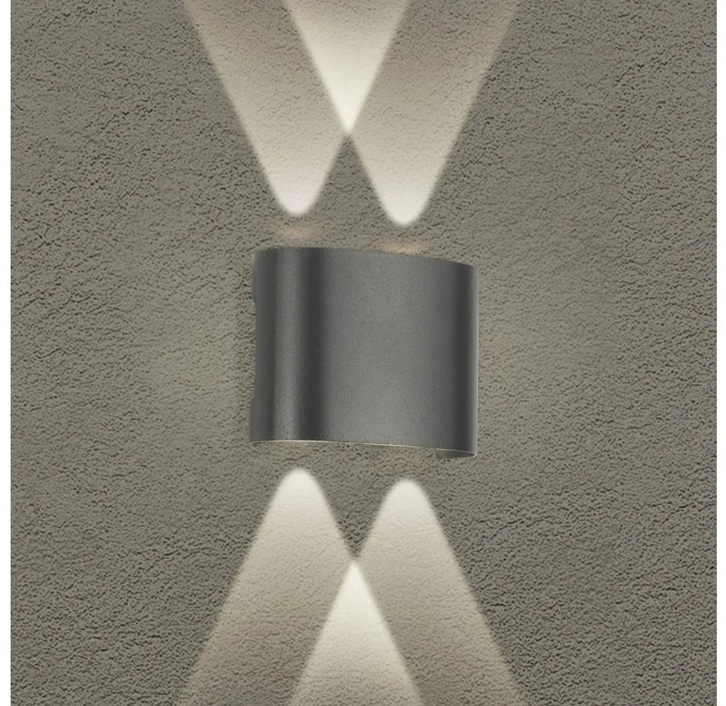 Brilagi - LED Външно стенно осветително тяло FLAREBOX LED/4W/230V антрацит IP65