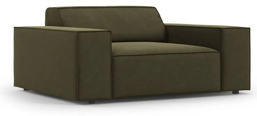 Зелено кадифено кресло Jodie – Micadoni Home