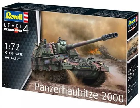 Сглобяем модел, Revell, Panzerhaubitze 2000, 130 части