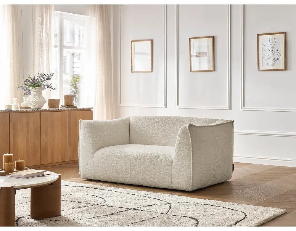 Бежов диван от прежда с примки от букле 170 cm Giorgia – Bobochic Paris