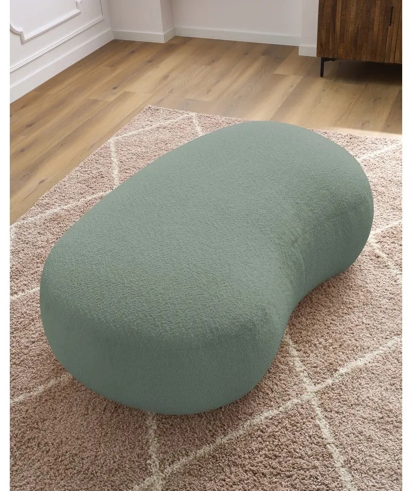 Светлозелена табуретка от букле Saint-Germain - Bobochic Paris