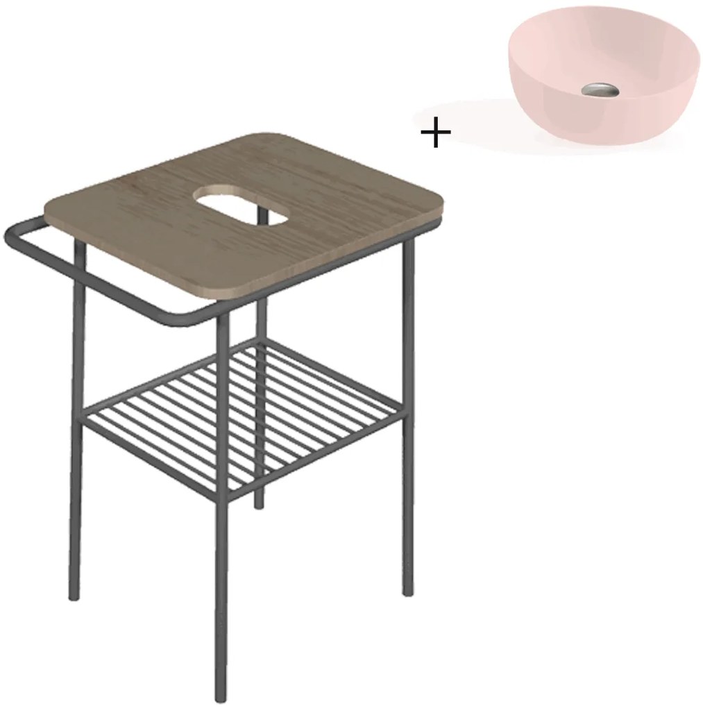 Комплект за баня Fuji 60-33 x 33 cm.-Roz