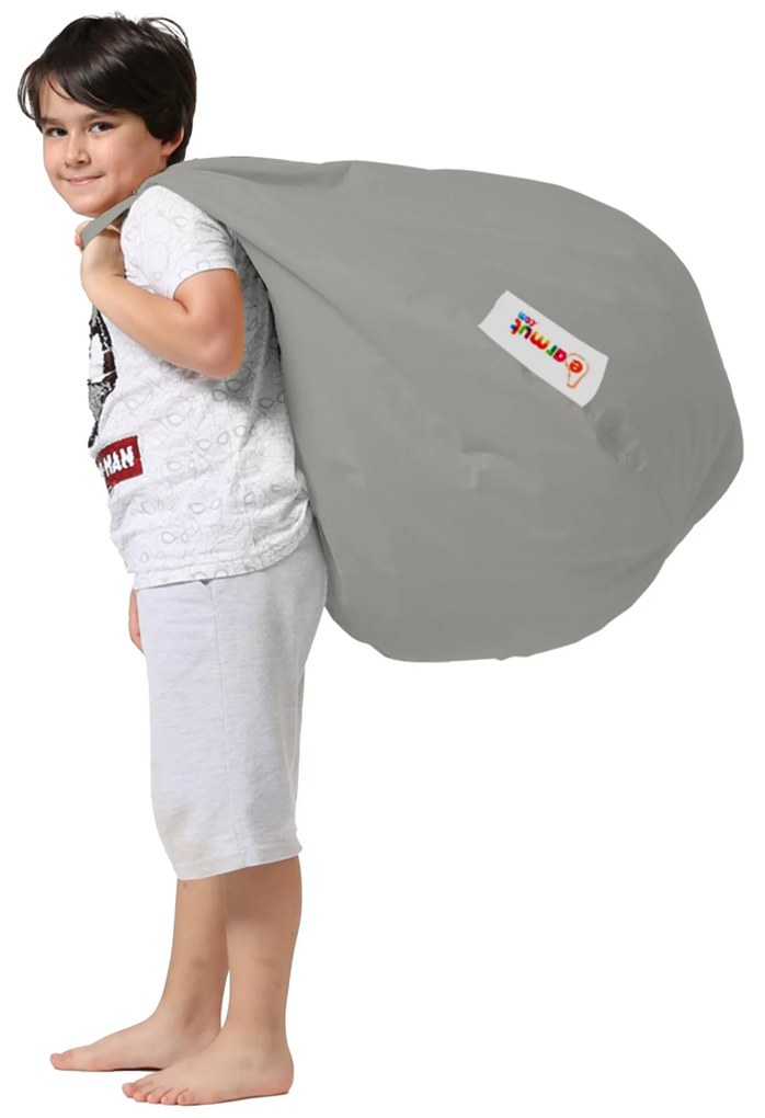 Градински пуф Premium Kids, цвят Сив