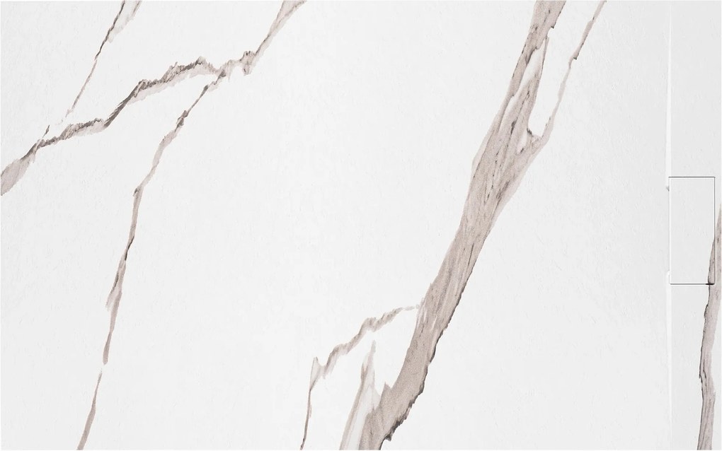 Корито за душ кабина Bazalt CARRARA WHITE 90x120