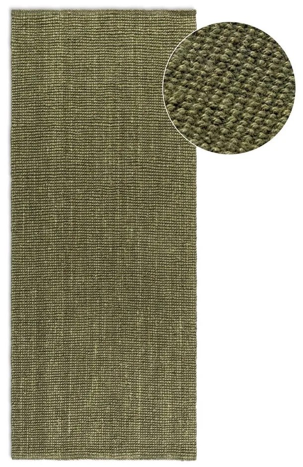 Пътека от юта в цвят каки 80x200 cm Bouclé - Hanse Home