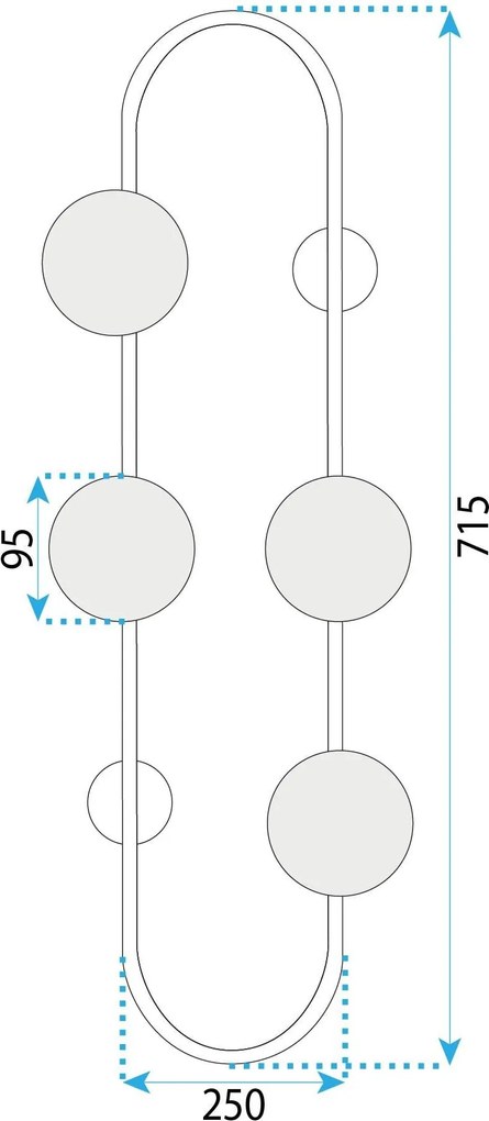 Лампа APP1144-4W złota