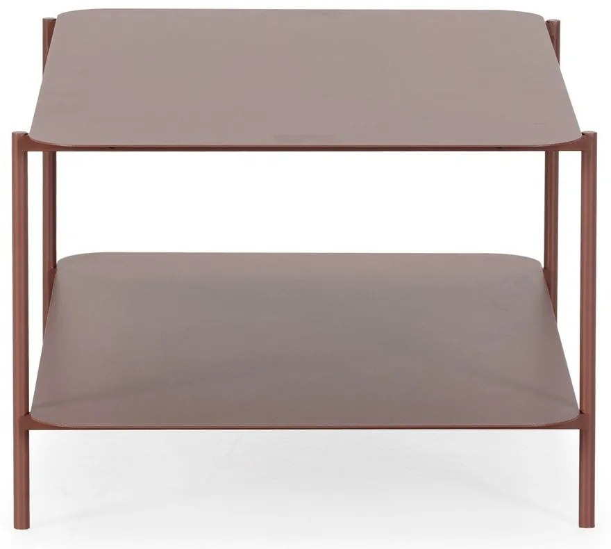 Теракотена метална масичка за кафе 58x90 cm Beatrix – MOME