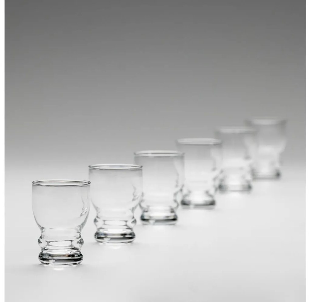 К-кт 6x чаша за ликьор прозрачен