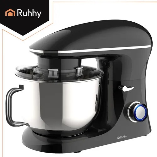 Планетарен миксер за тесто Ruhhy 2200W — С купа от неръждаема стомана 6.2L