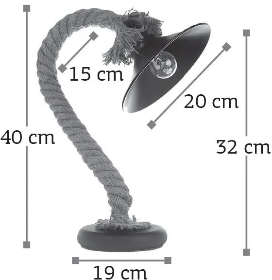 Настолна лампа InLight 3438-White