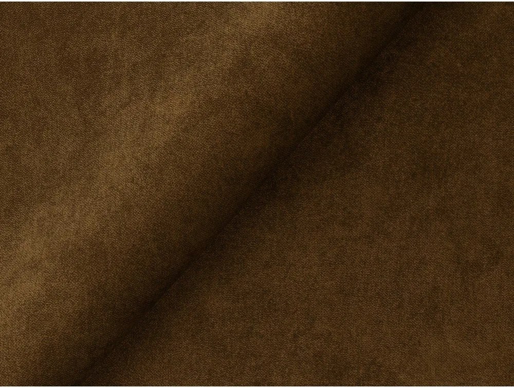 Кадифена табуретка в цвят горчица Aloha – Makamii