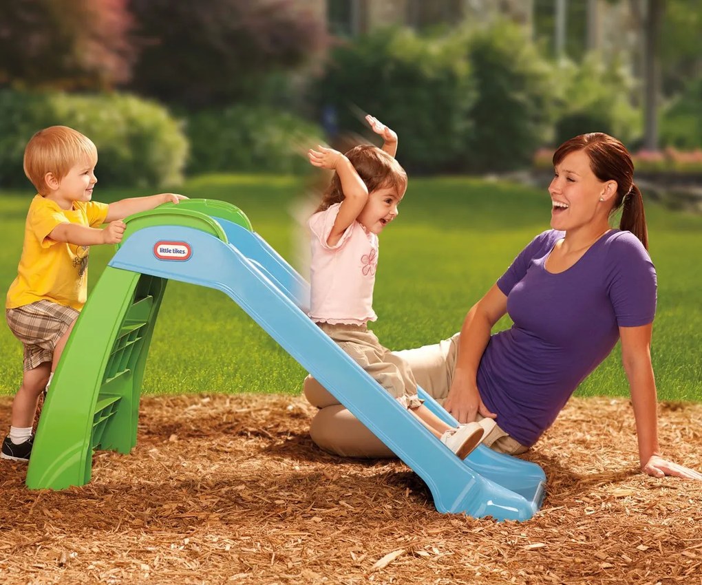 Моята първа пързалка Little Tikes, синя