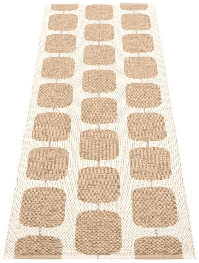 Бежова и кремава пътека за открито и закрито 70x200 cm Sten Light Nougat – Pappelina