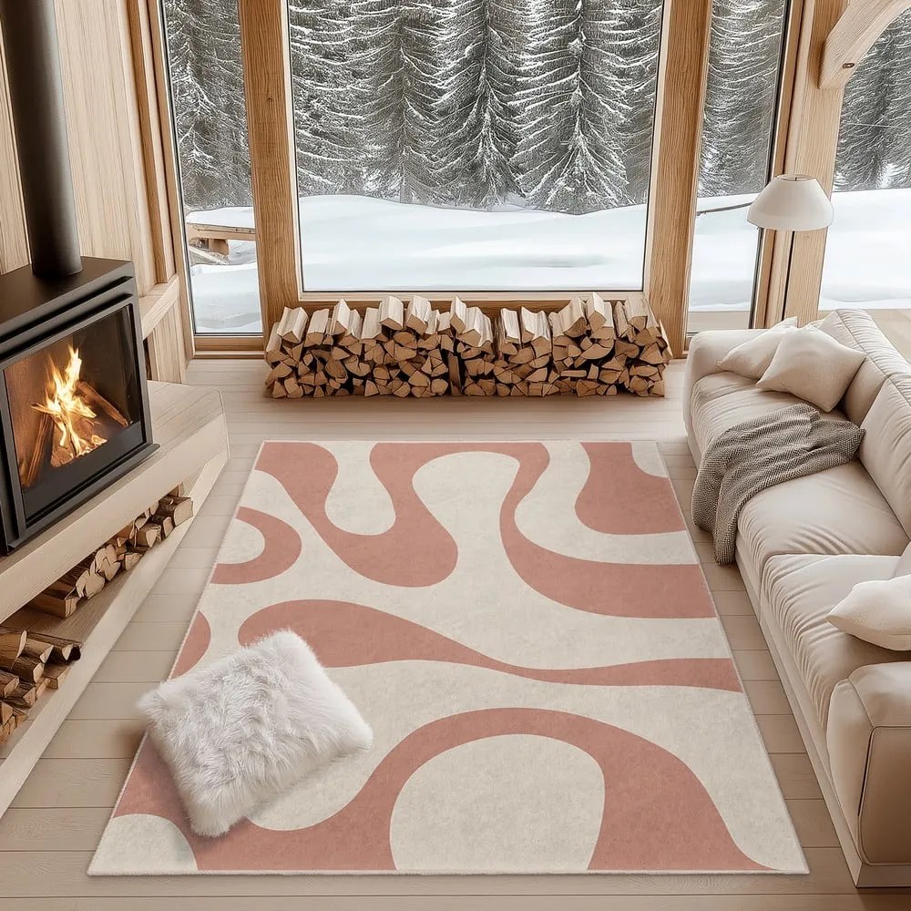 Розова пътека подходяща за пране 80x200 cm Strawberry Latte – Mila Home