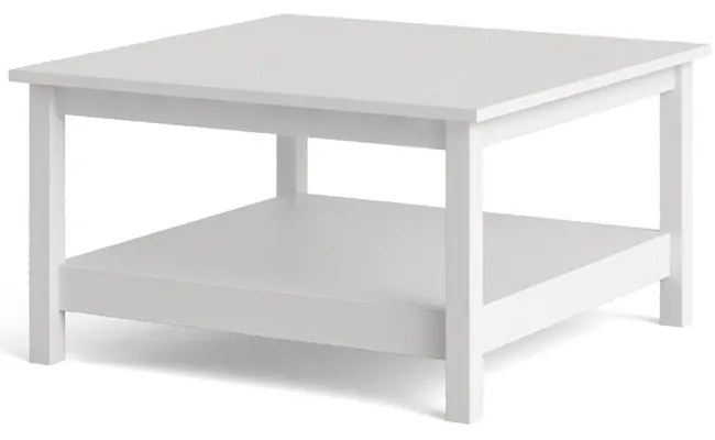 Бяла масичка за кафе 81x81 cm Madrid - Tvilum