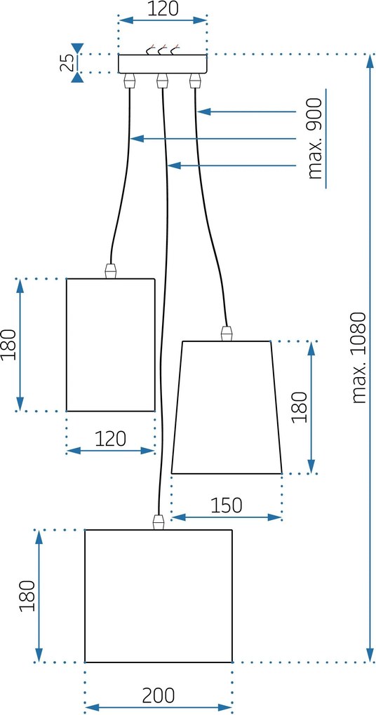 Лампа APP971-3cp