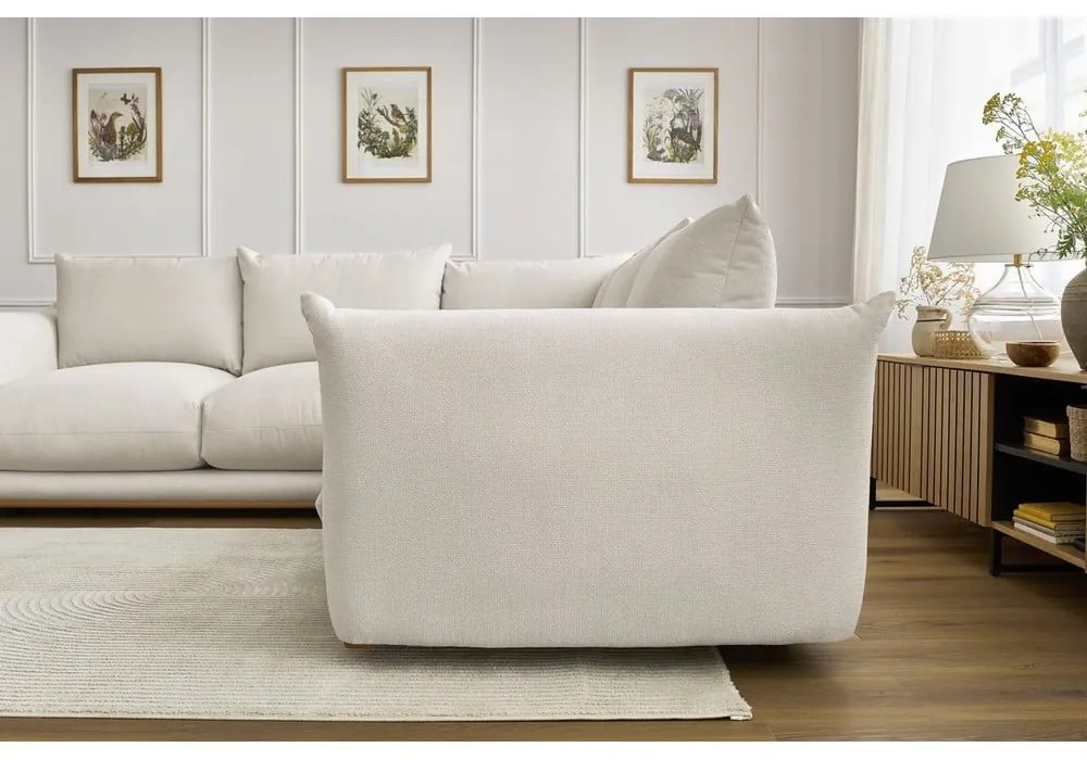 Кремав ъглов диван Ernest – Bobochic Paris