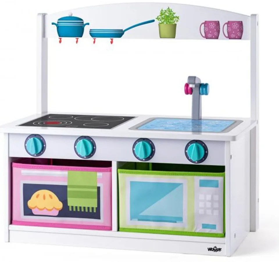 Woody -  Дървена кухня и пейка 2 в 1