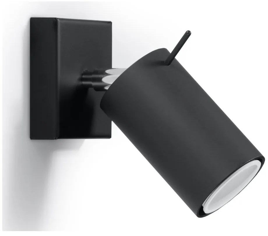 Черен прожектор 8x10 cm Etna – Sollux