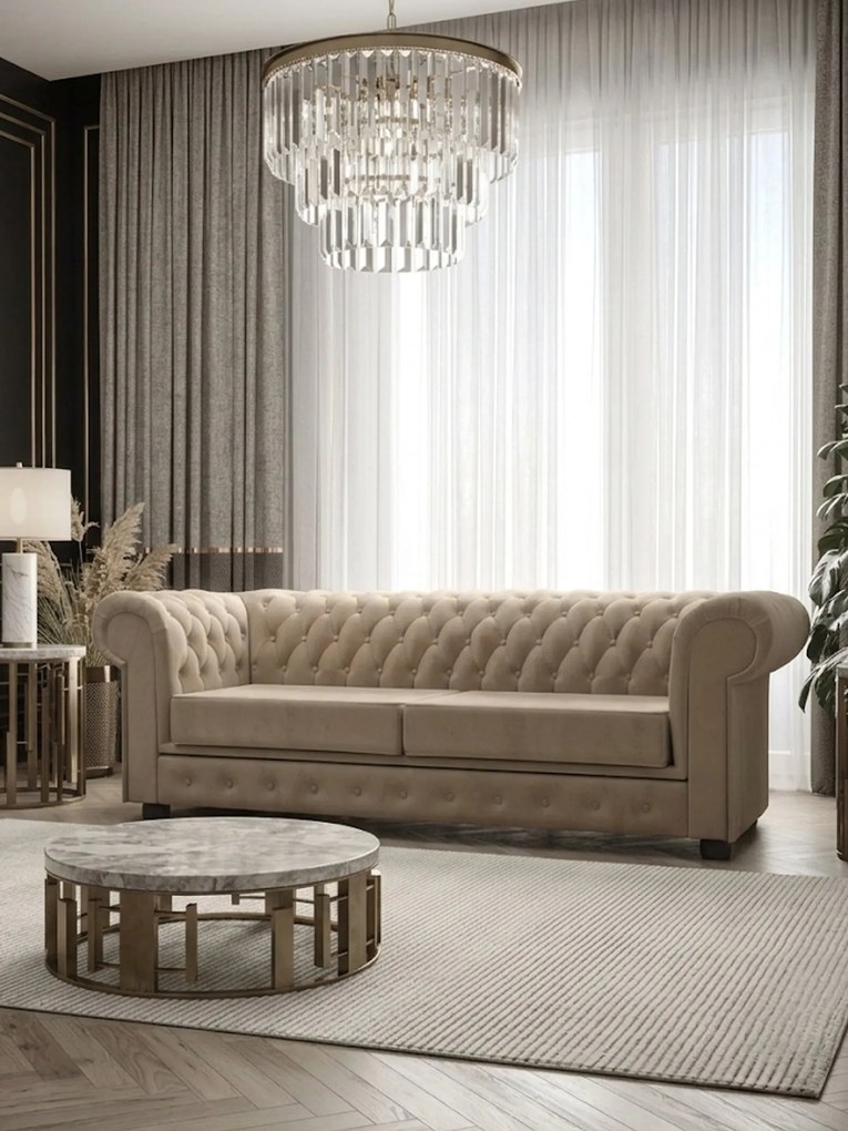Разтегателен диван Country Max-Ekrou-With bed