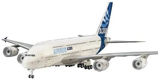 Revell - Сглобяем модел - Пътнически самолет - Еърбъс А380 R04218